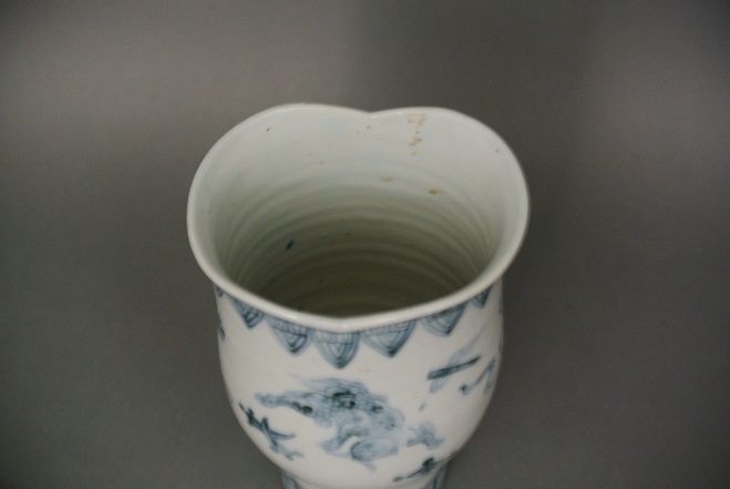 なっちゃん加藤民吉　尾張判　染付　山水図　鉢　茶碗　時代箱　M　R7167 なっちゃん様専用加藤民吉 尾張判 染付 山水図 鉢 茶碗 時代箱 M