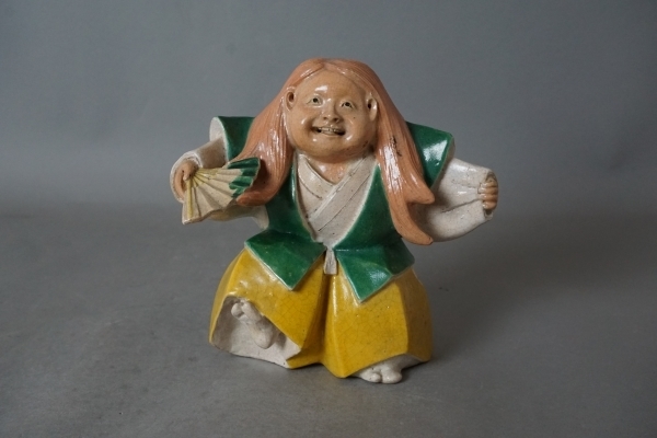 湊焼 長浜窯八代 舞猩々 置物】: Journal of FUJII KOUNDO